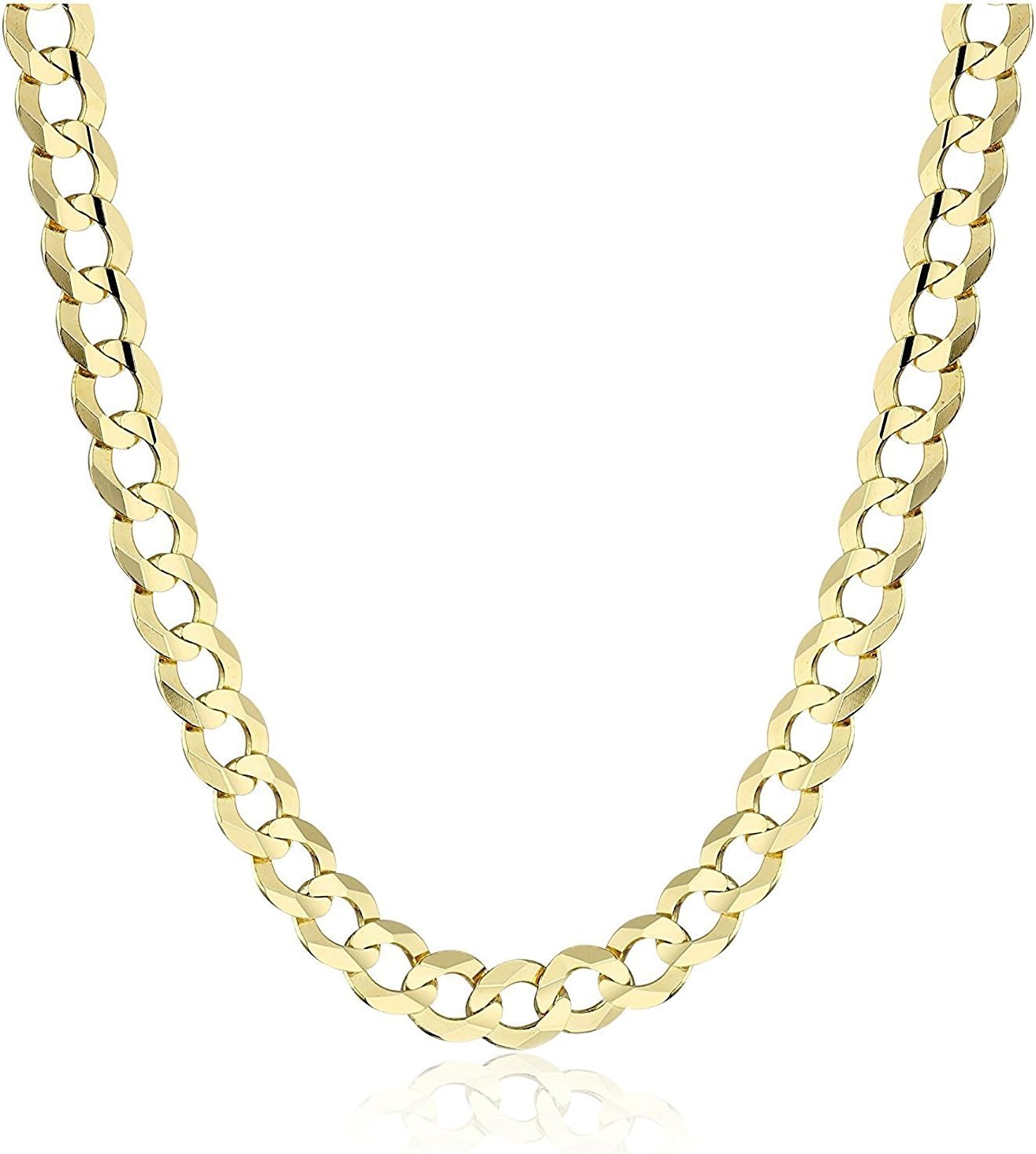 Detalle de Chaîne en or jaune 14 carats (585) – largeur 5,50 mm, longueurs au choix