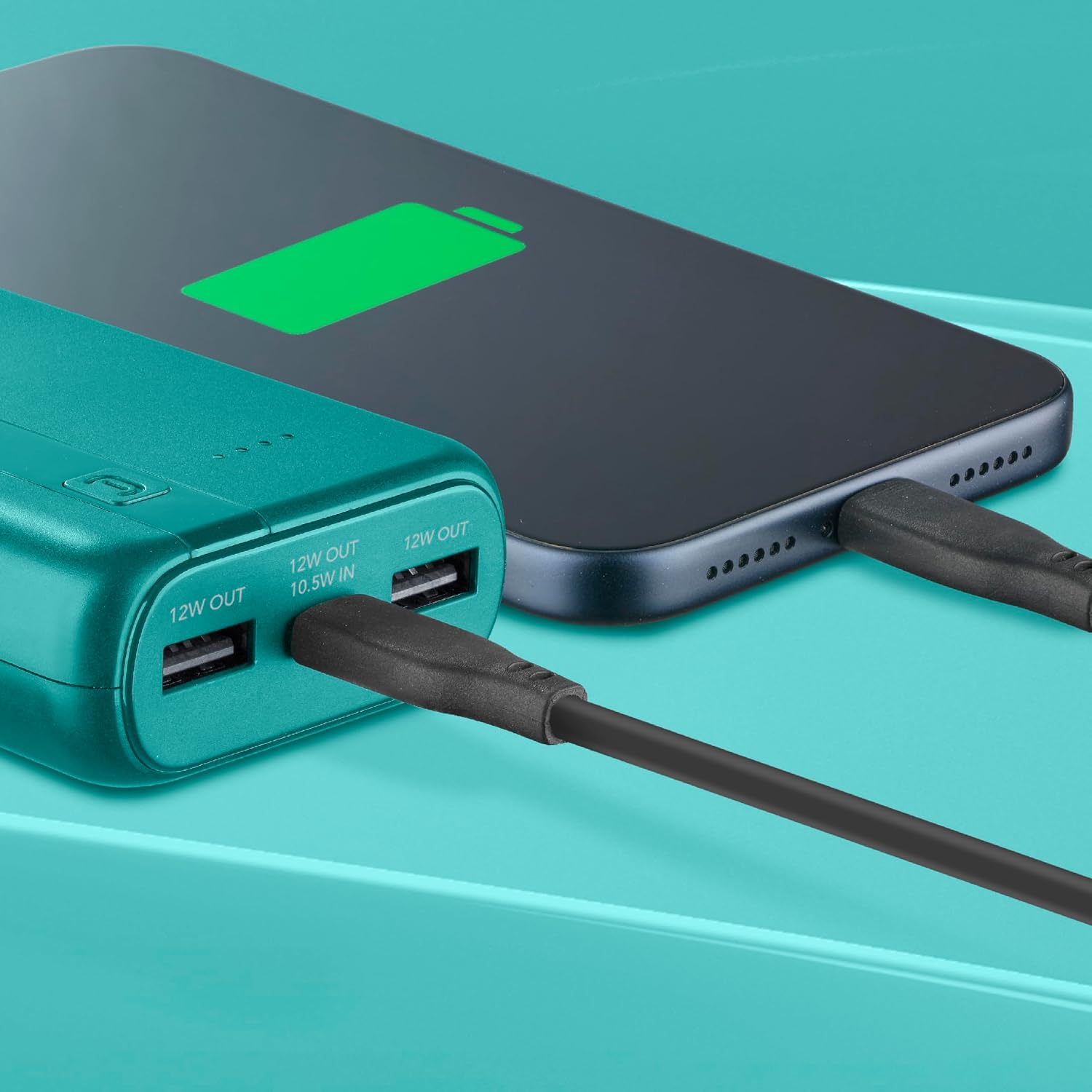 Detalle 2 de Cellularline Power Bank 20000 mAh con USB-C In/Out e 2 USB-A: alimenta i tuoi dispositivi ovunque