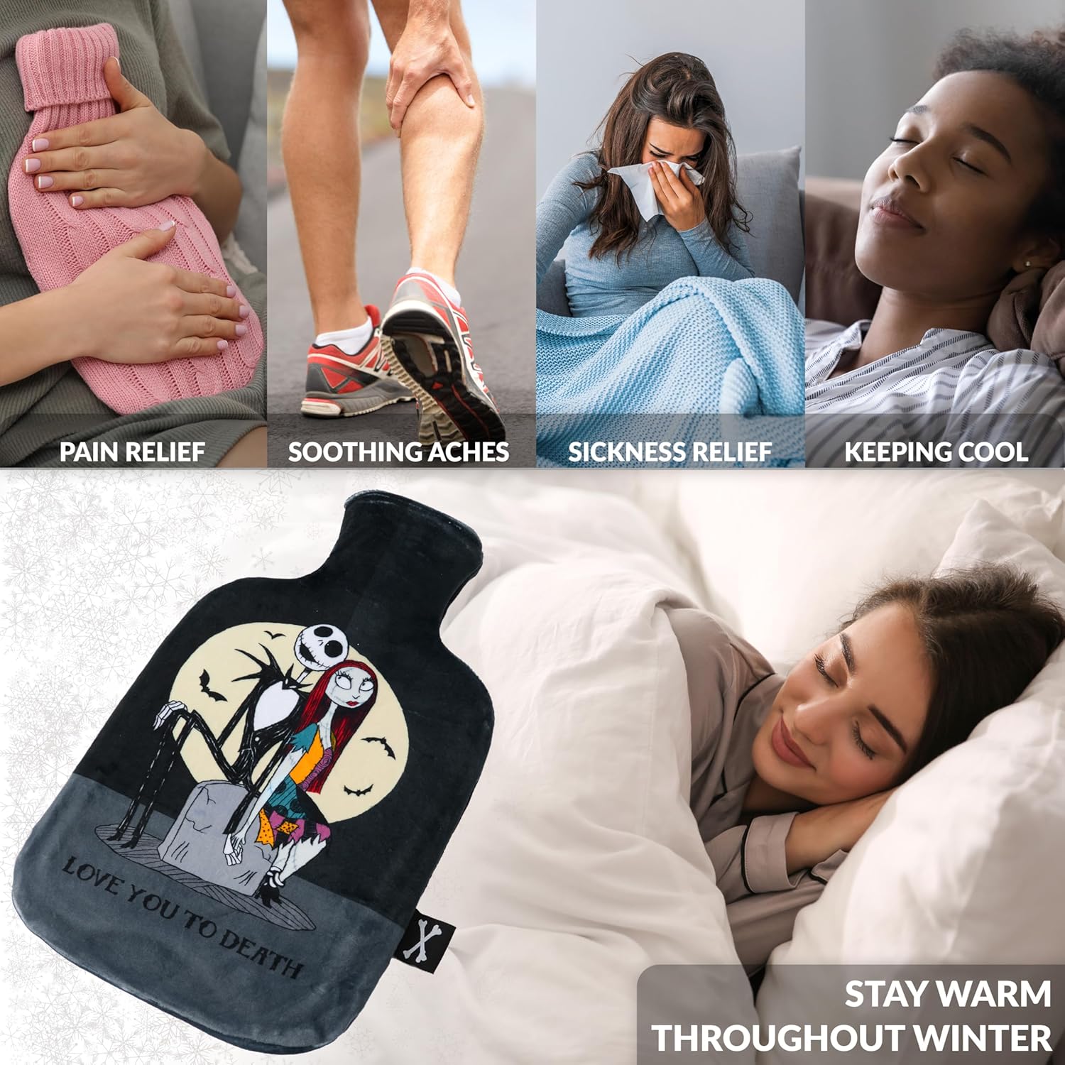 Thumbnail 1 de Disney Stitch Bolsa de Agua Caliente 🎒 Alivio Menstrual y Cervical