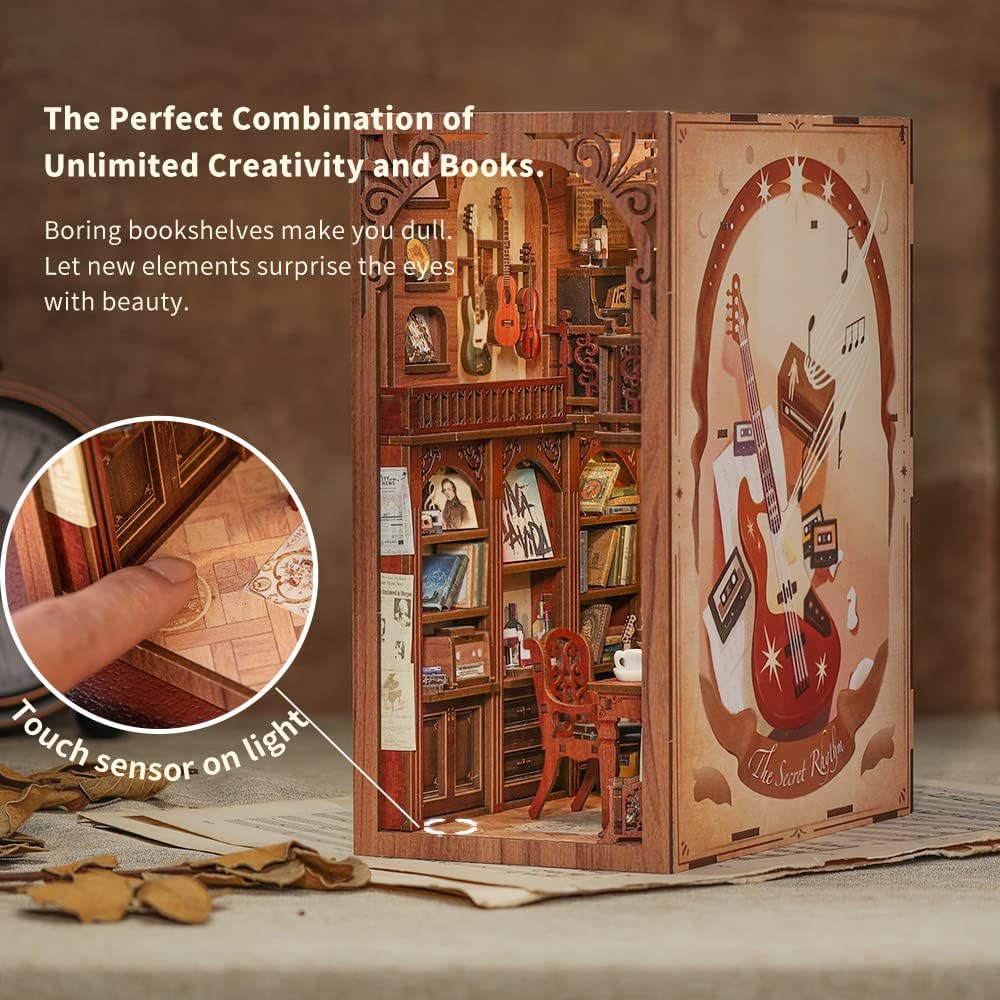 Detalle de Cutefun Book Nook Kit 3D miniature book nook