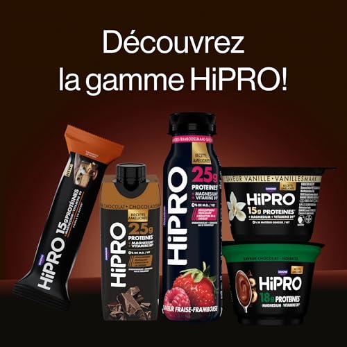 Thumbnail 8 de HiPRO Boisson protéinée goût caramel café – 330 ml, Lot de 8x330 ml
