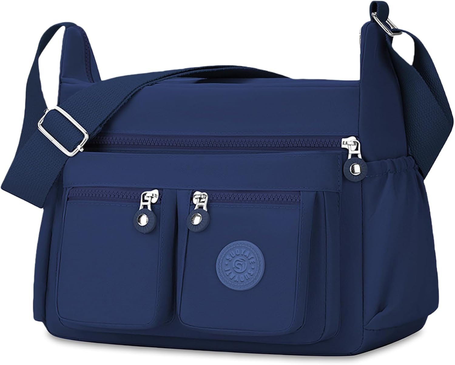 Detalle de Aucuu Sac Bandoulière Femme en Nylon — Multi-poches, Imperméable et Réglable