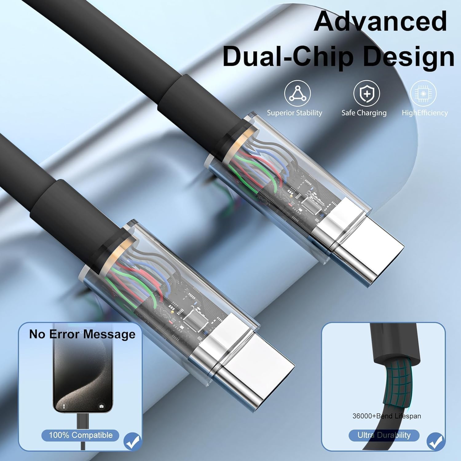 Detalle de 45W Samsung Super Fast Charger 2.0 USB-C PPS with 1m Cable