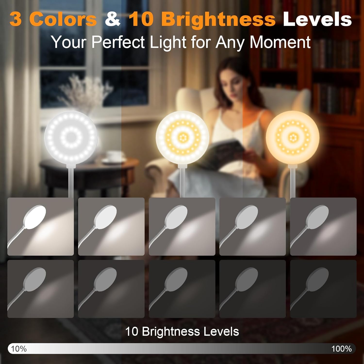 Thumbnail 1 de ZAPLIT 61 Leselampe Akku 2000mAh