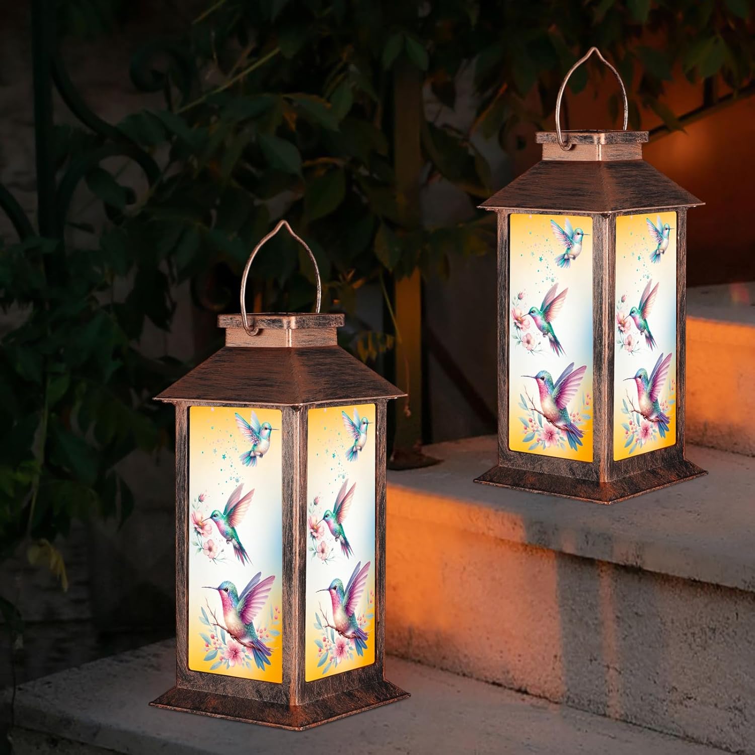 Detalle de Pawatee Solar Hanging Lanterns 3 LED