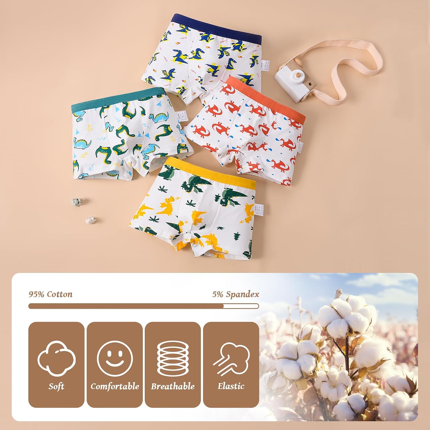 Thumbnail 2 de HAGOT Jungen Boxershorts Baumwolle 12er-Pack