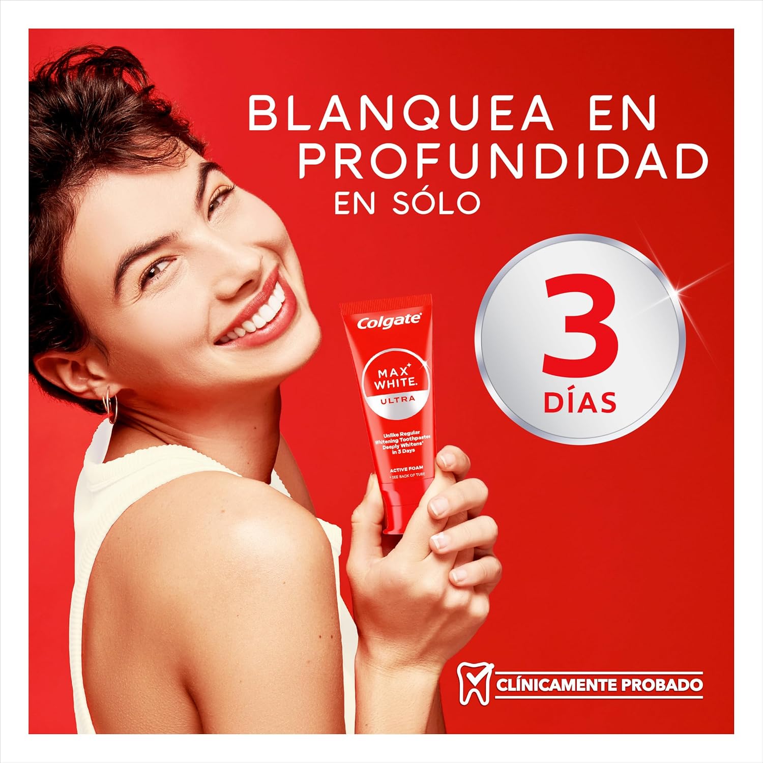 Thumbnail 4 de Colgate Max White Ultra Active Foam Blanqueador Dentífrico 🦷