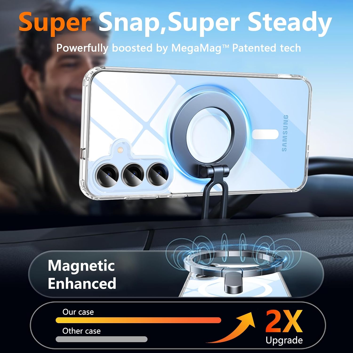 Thumbnail 5 de Zhendecase S25 FE Magnetic Case 12FT