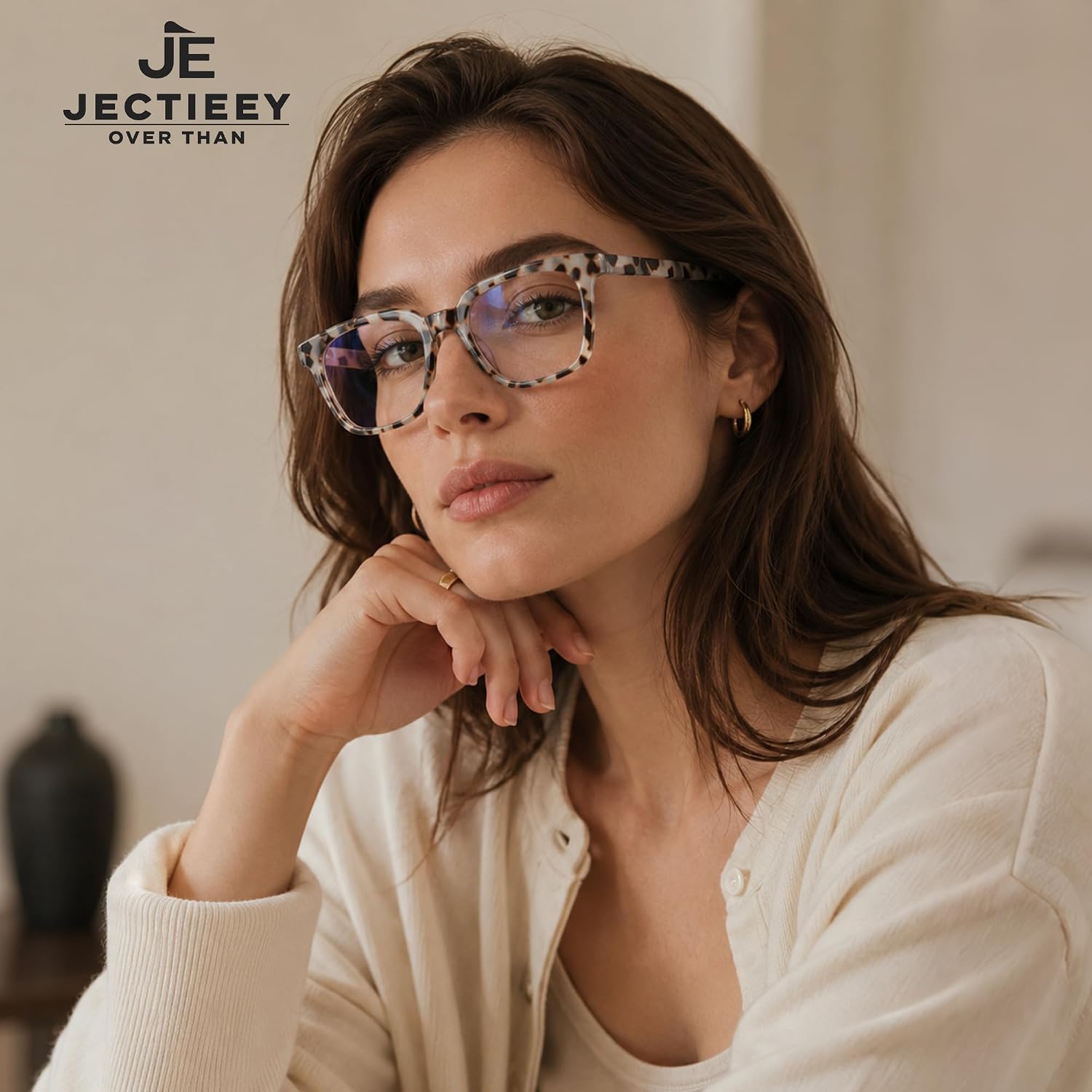 Thumbnail 1 de Jectieey Blue Light Blocking Glasses with Plastic Frames