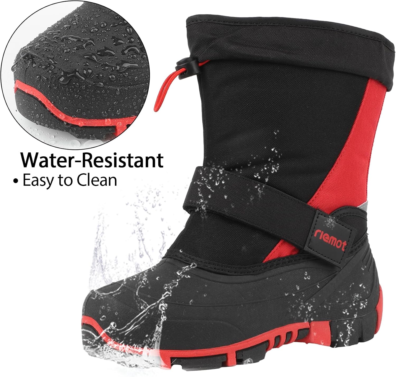 Detalle 2 de riemot Botas Nieve Niños Antideslizantes