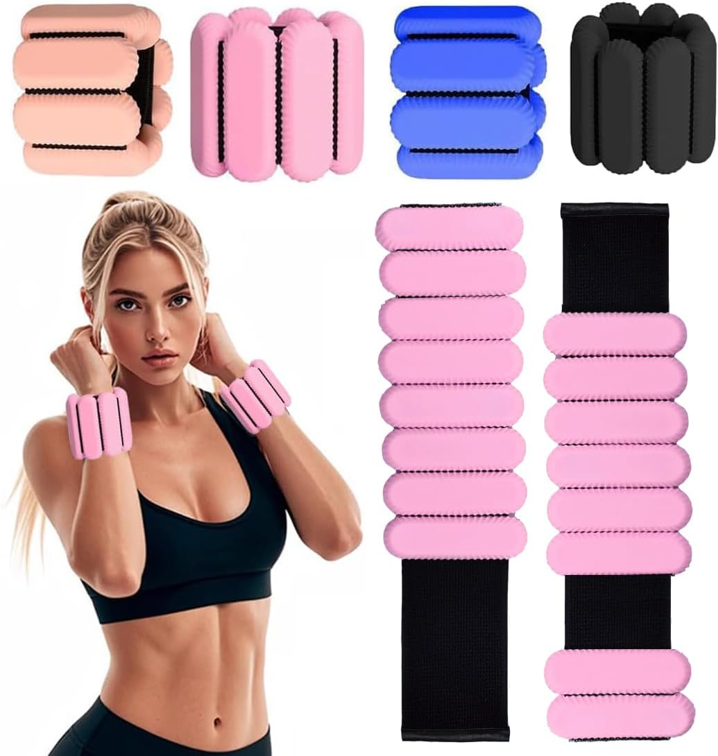 Thumbnail 5 de ibforcty 2PCS Adjustable Wrist Weights & Ankle Weights Set for Exercise, Walking, Jogging, Yoga & Pilates