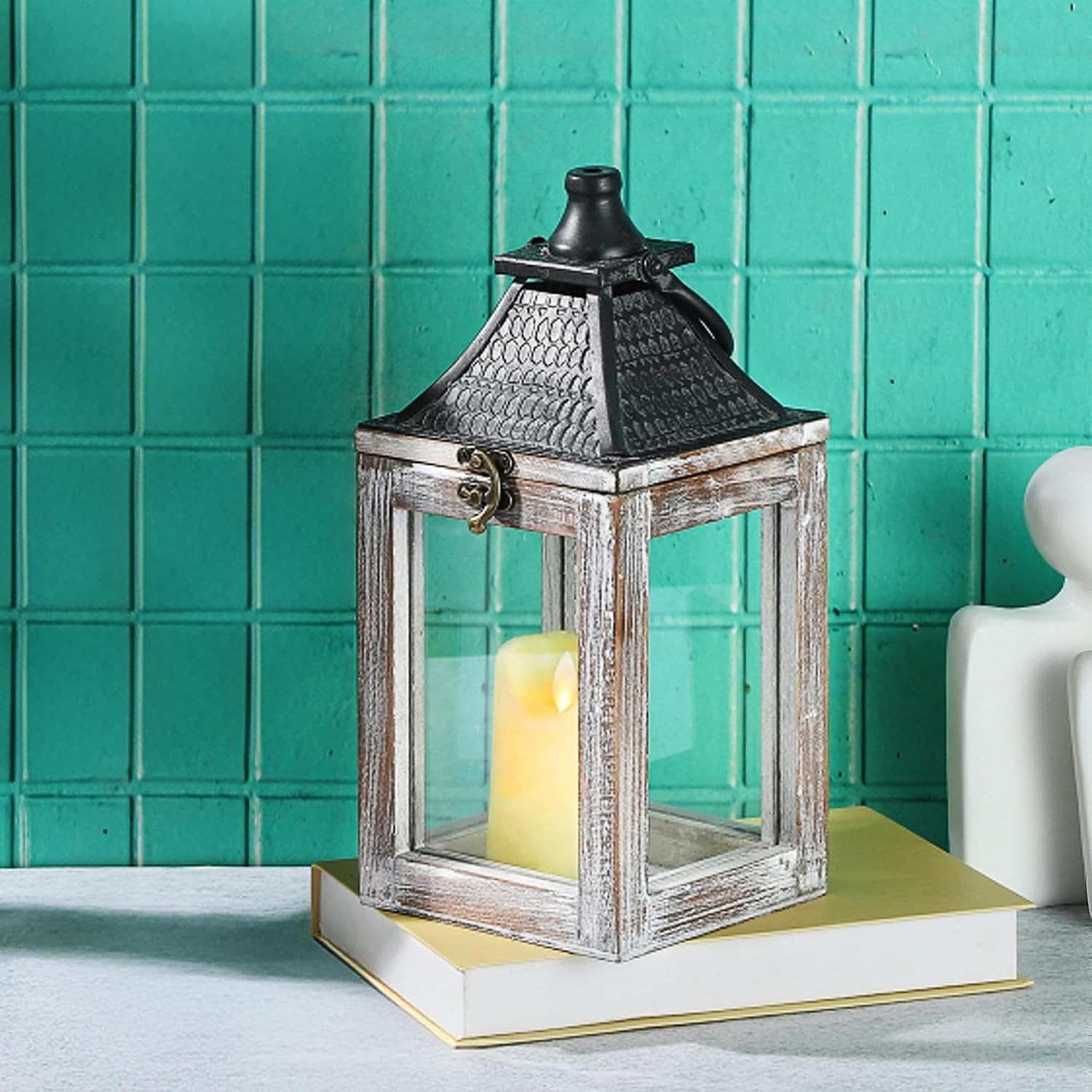 Detalle de Decorative Lantern Set, 11-Inch