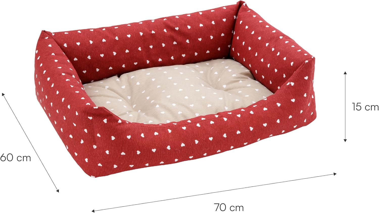 Detalle de Baroni Home Cuccia per Cane 60x70 cm