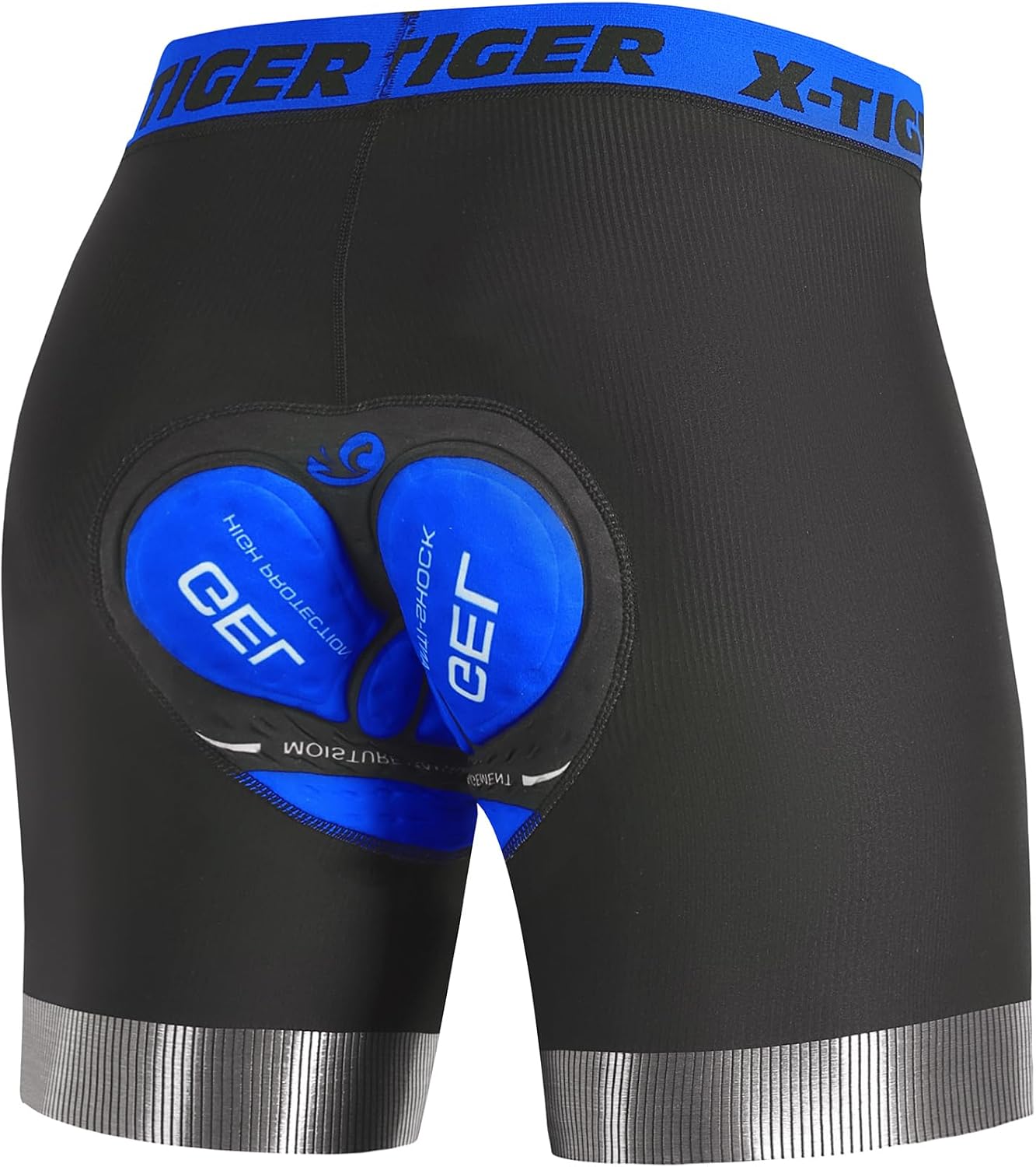 Thumbnail 6 de X-TIGER Radunterhose Herren 5D Gepolsterte Radlerhose – rutschfest, atmungsaktiv und vielseitig einsetzbar