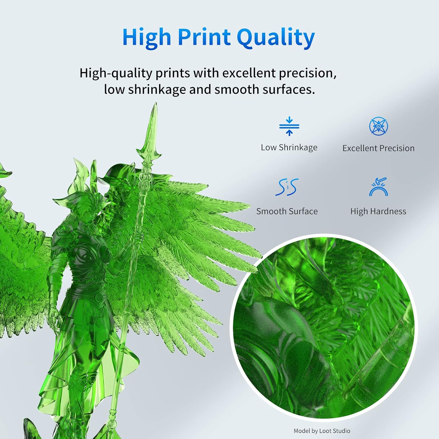 Detalle 2 de ANYCUBIC 3D Printer Resin, 1kg