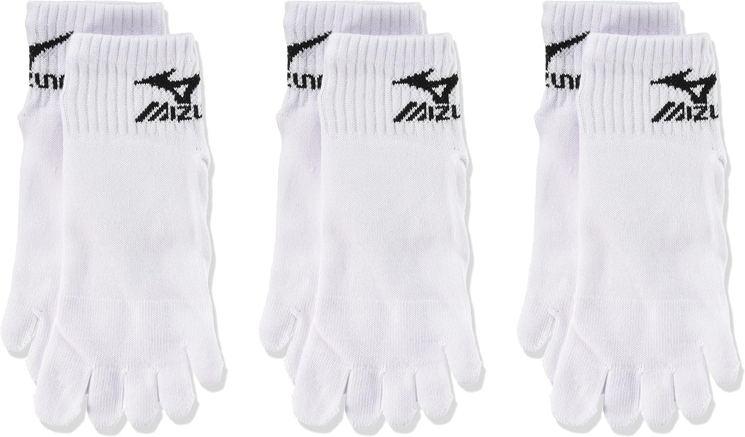 Thumbnail 6 de MIZUNO 489-276 メンズ5本指ソックス 10cm丈・補強つま先とかかと・3足組