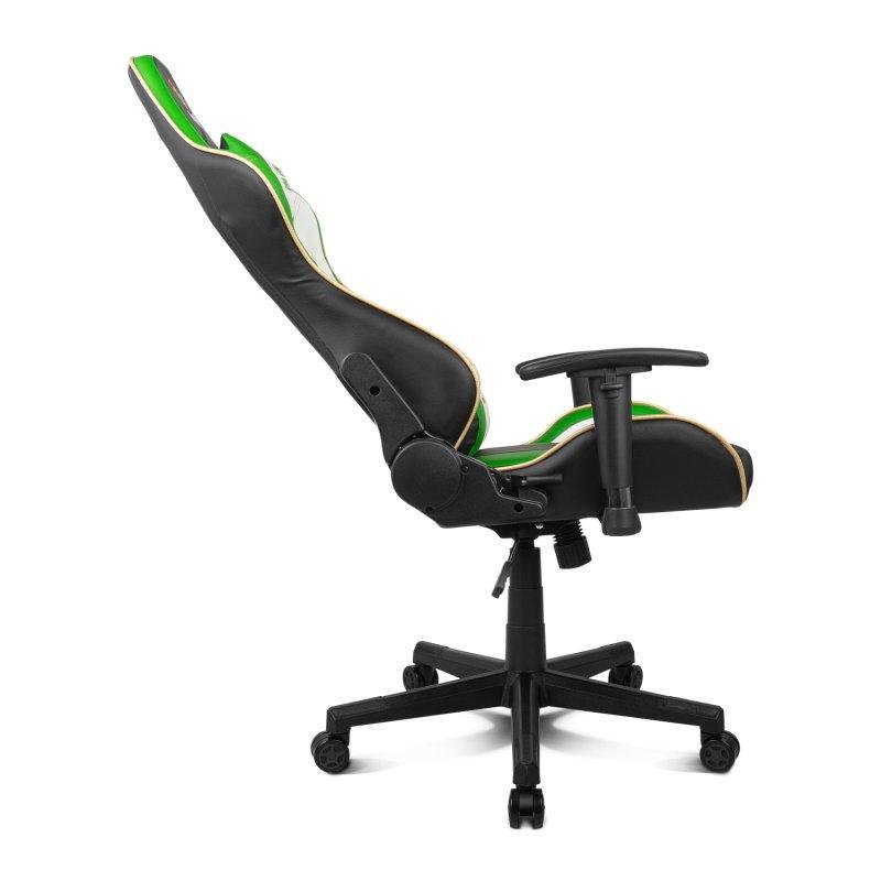 Detalle de Silla Gaming Drift DR90 Betis Edition con reposabrazos 2D