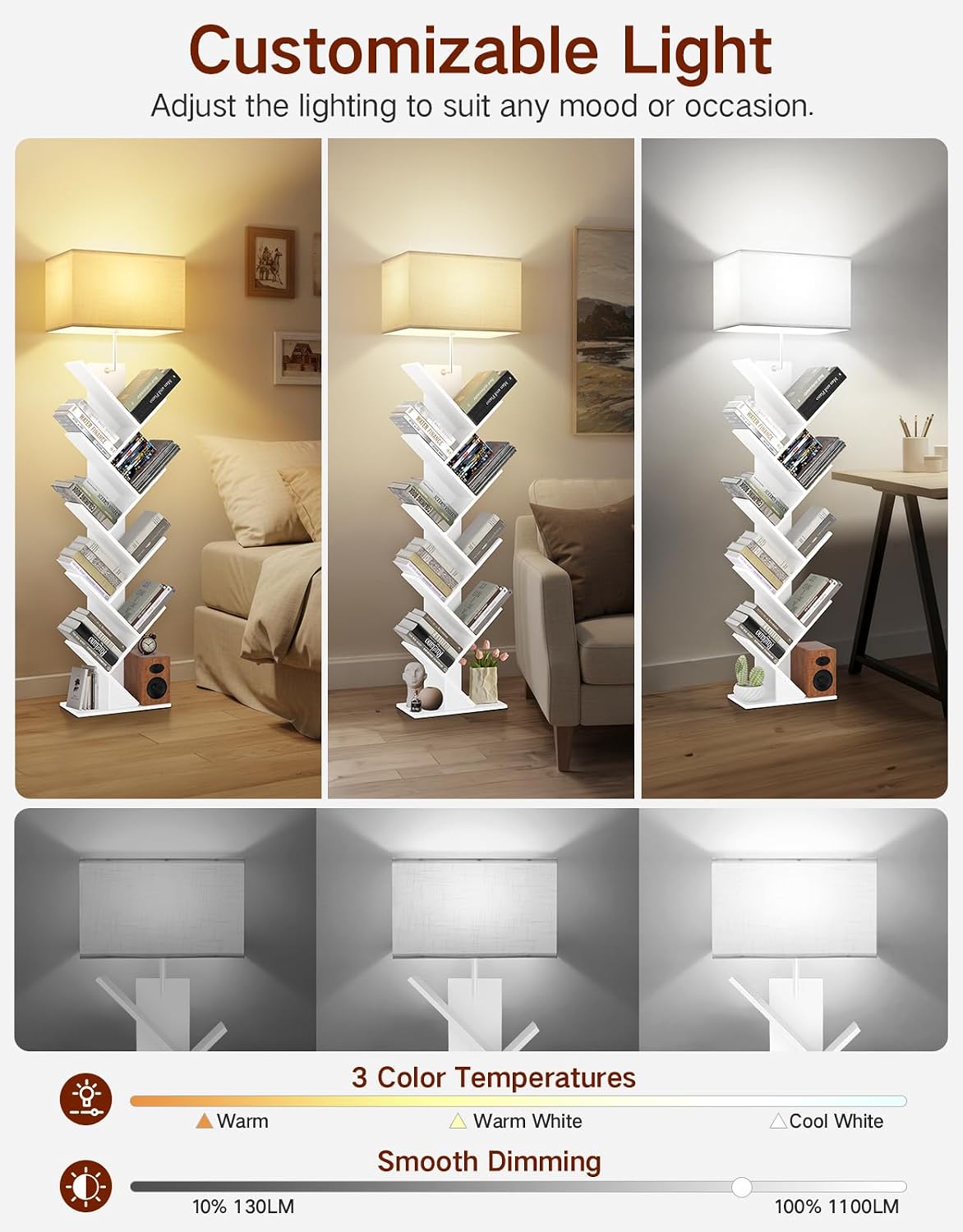 Thumbnail 1 de OUTONLIFE Libreria ad Albero 9 ripiani