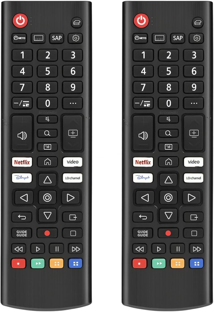 Detalle de Nettech (Pack of 2) Universal Remote Control for LG Smart TVs (IR Replacement)