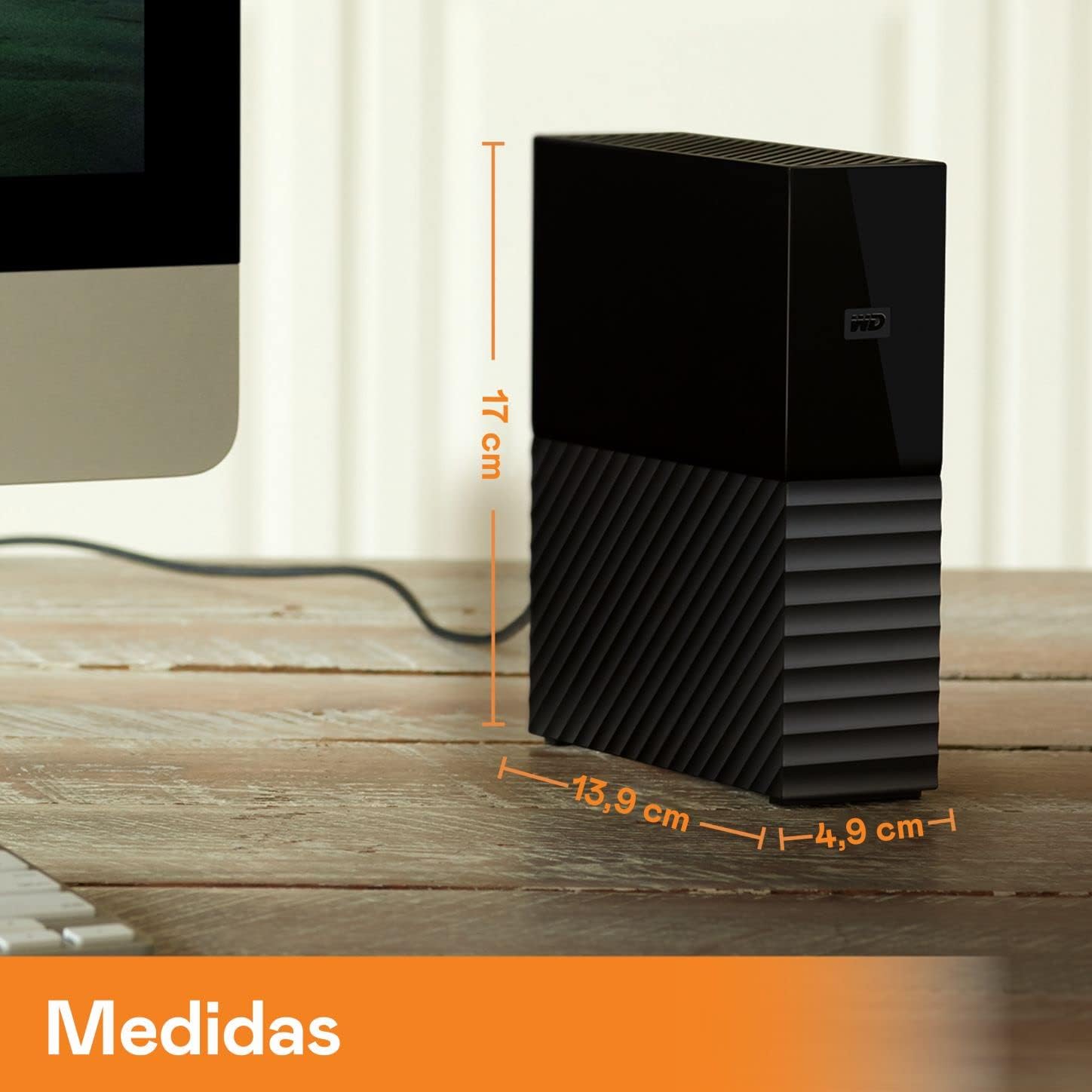 Thumbnail 2 de Western Digital My Book 16TB Disco Externo 💾 USB 3.0, Seguridad y Copia