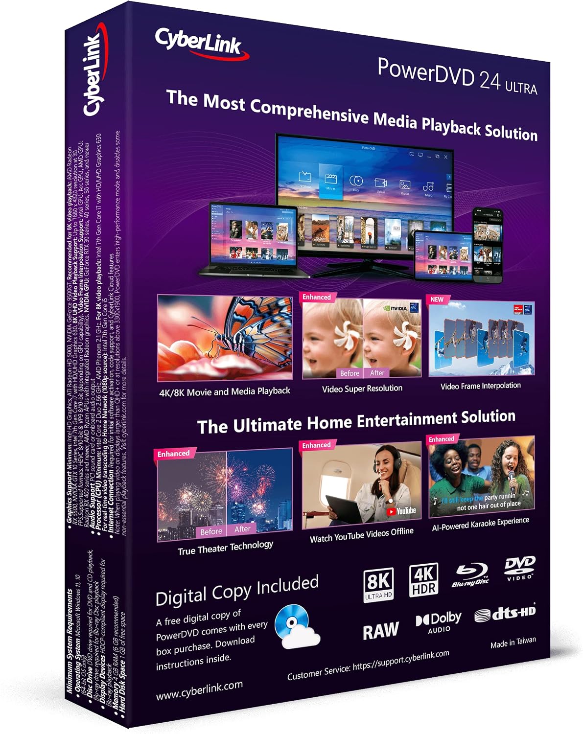 Detalle 2 de CyberLink PowerDVD 24 Ultra: The Ultimate Blu-ray, DVD & Media Player Powerhouse