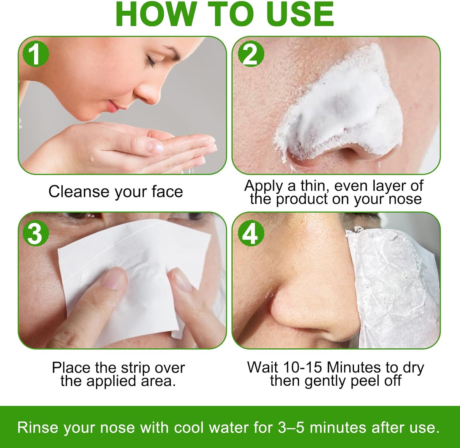 Detalle 2 de Maschera Punti Neri Punti Neri | 2% BHA per cura della testa nera su naso, con acido ialuronico e aloe vera