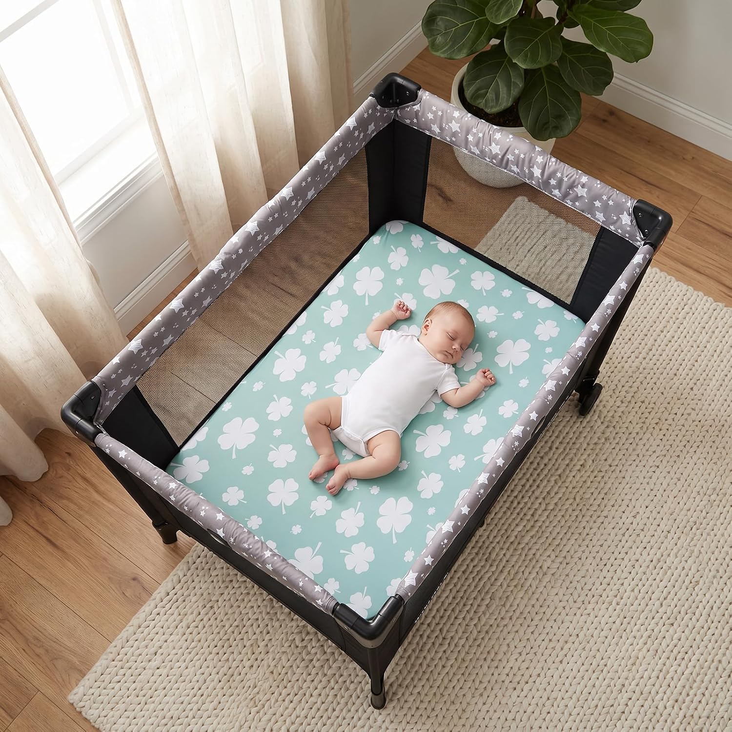 Detalle de Pack N Play Sheets, 2-Pack