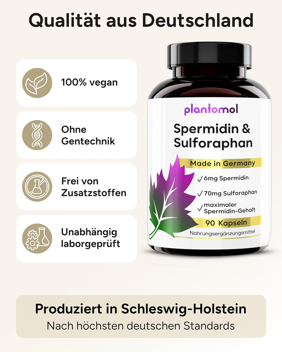 Thumbnail 6 de Spermidin Kapseln hochdosiert mit Sulforaphan