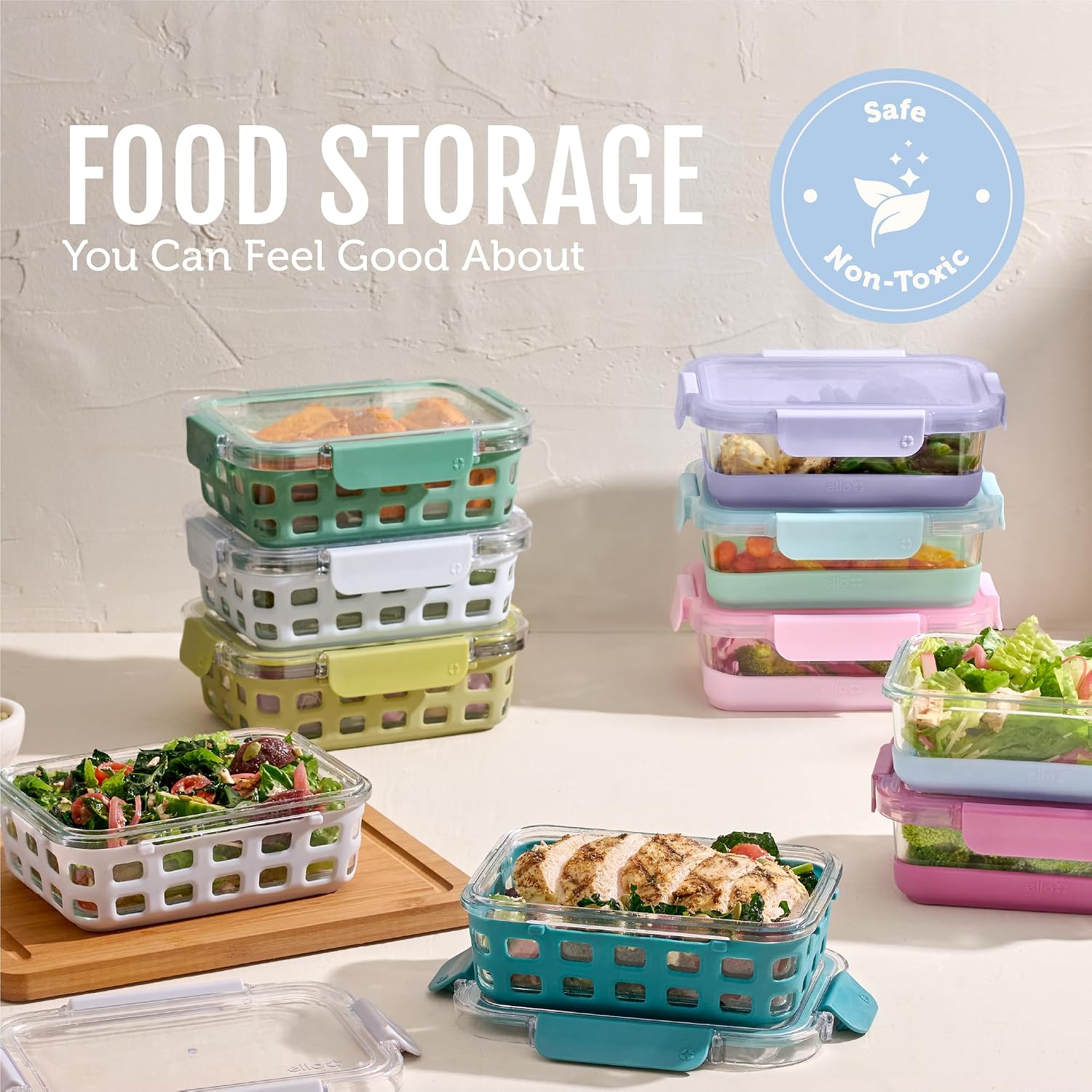 Thumbnail 6 de Ello Duraglass 3.4 cup meal prep set