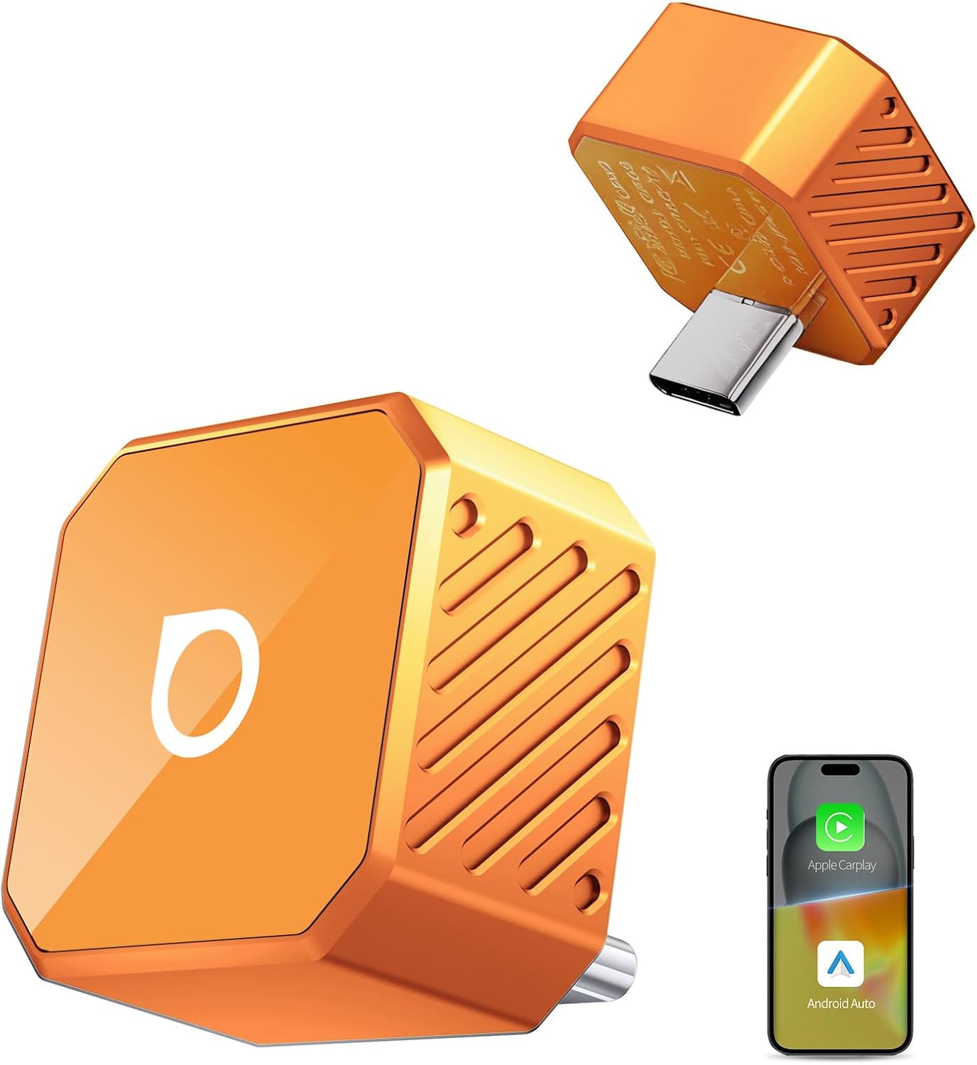 OTTOCAST Mini Pot Tipo C 2026 adaptador inalámbrico CarPlay