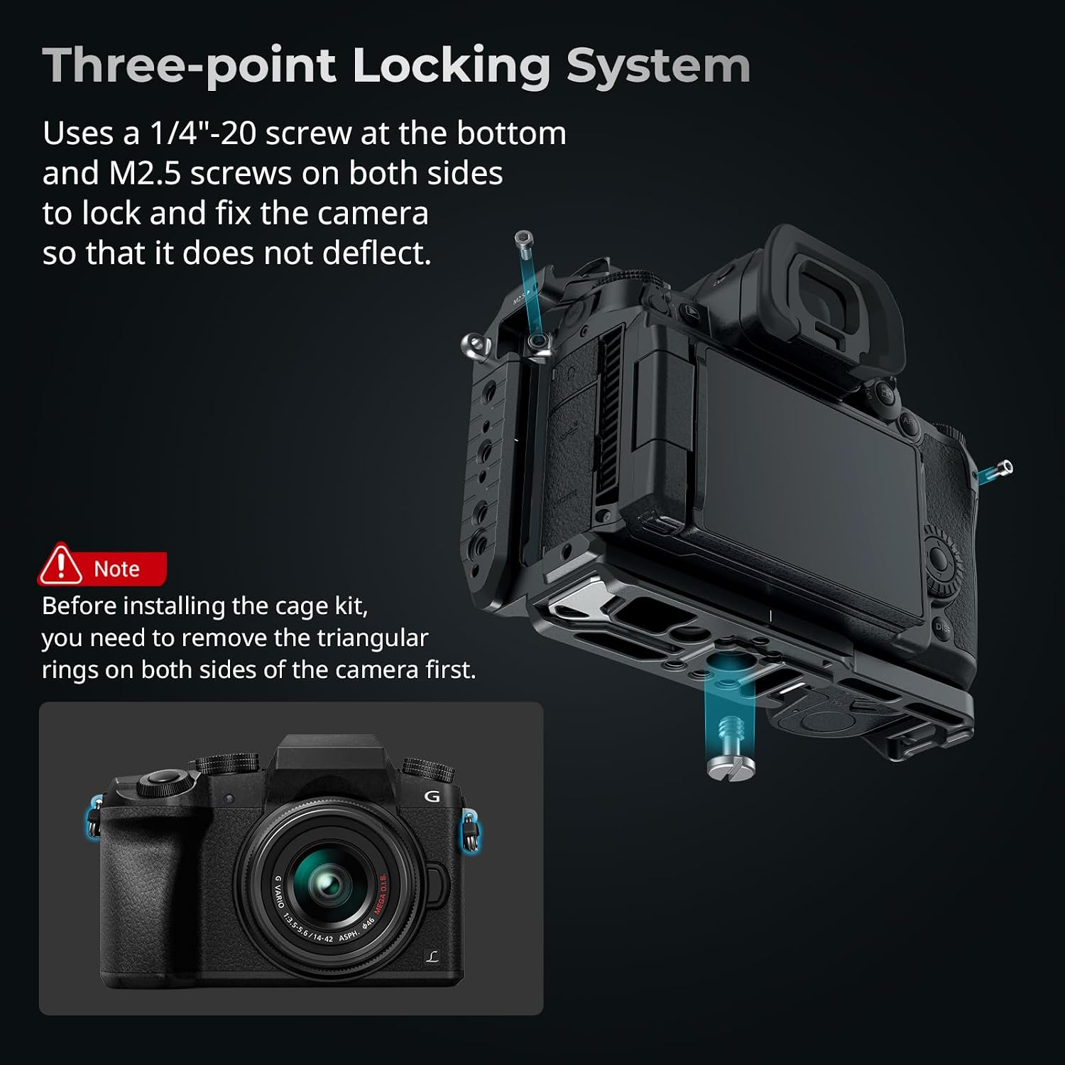 Thumbnail 3 de SMALLRIG 4825 Cage HawkLock pour GH7/GH6