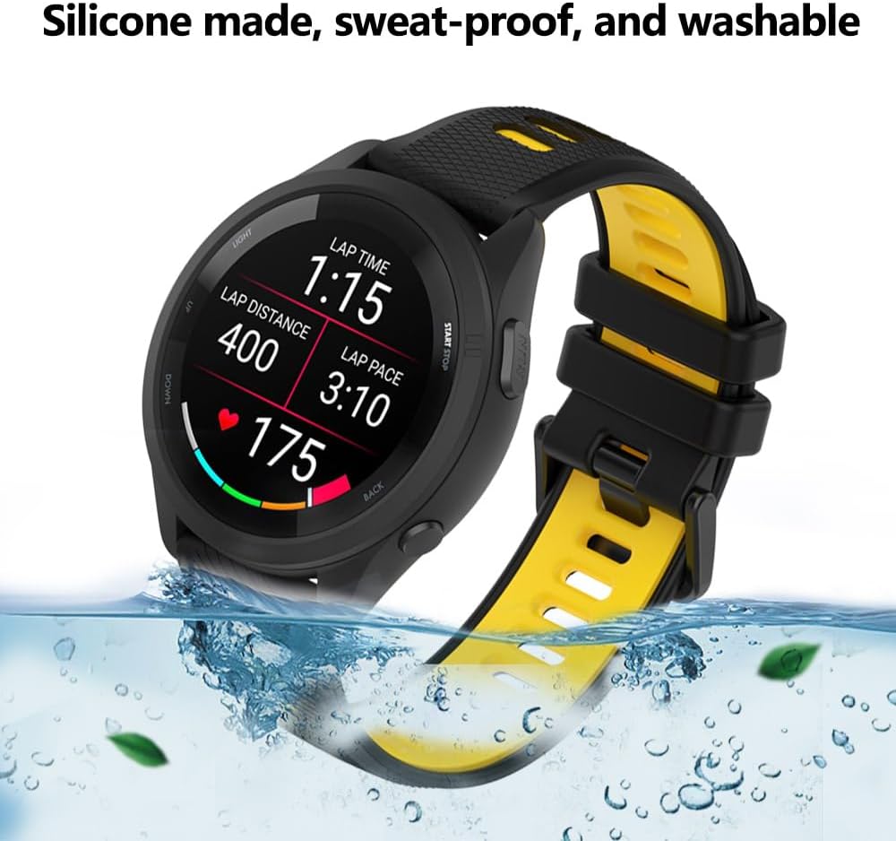 Thumbnail 5 de FiiMoo 20mm Silicone Strap for Garmin Watches – Comfort, Quick-Release and Durable Sport Band