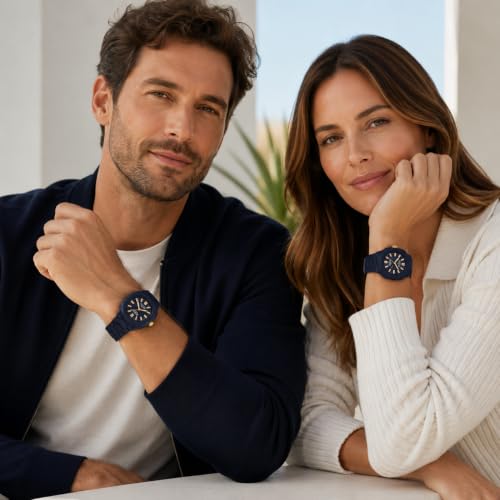 Detalle 2 de Pierre Bonnet Orologio 9276 Unisex in Policarbonato – Stile Moderno, Movimento al Quarzo e Deployante