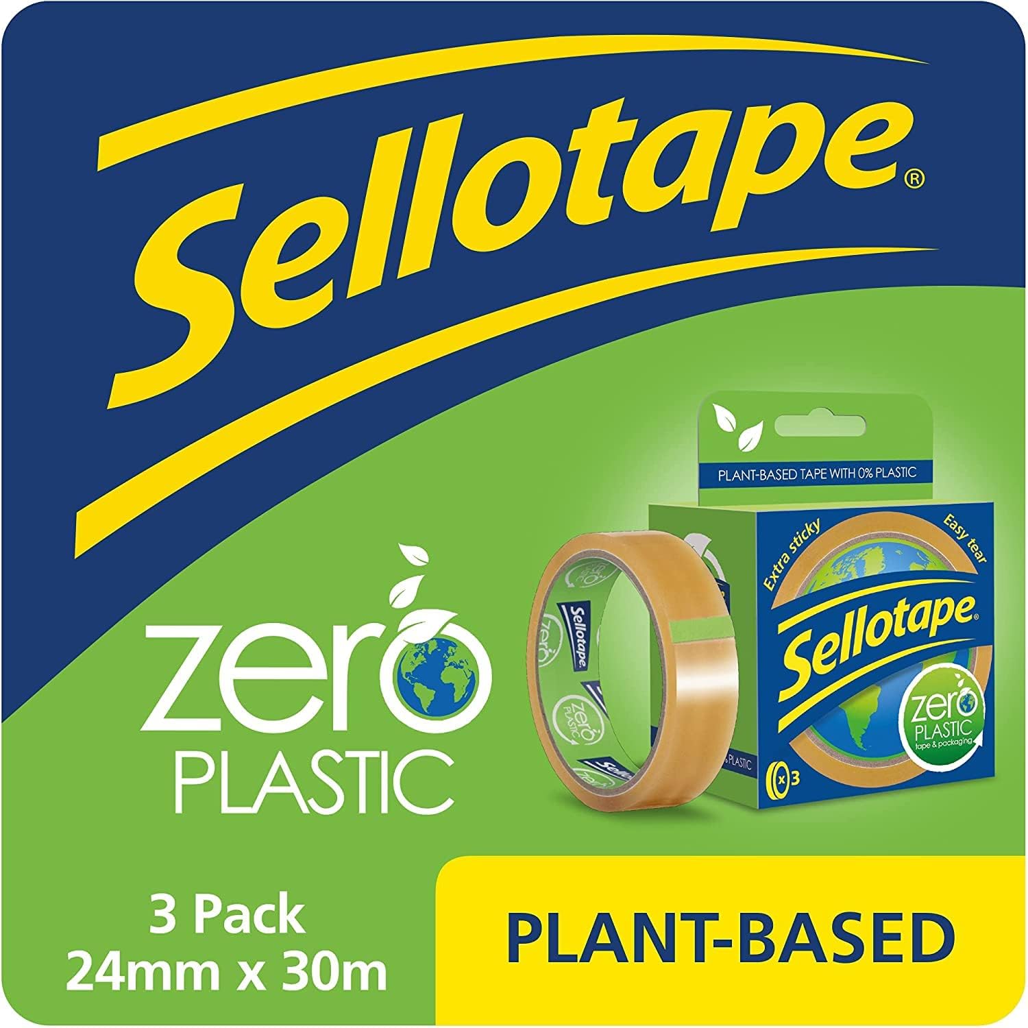 Thumbnail 4 de Sellotape Original Golden Multi-Purpose Clear Tape (24mm x 66m) — Pack of 6