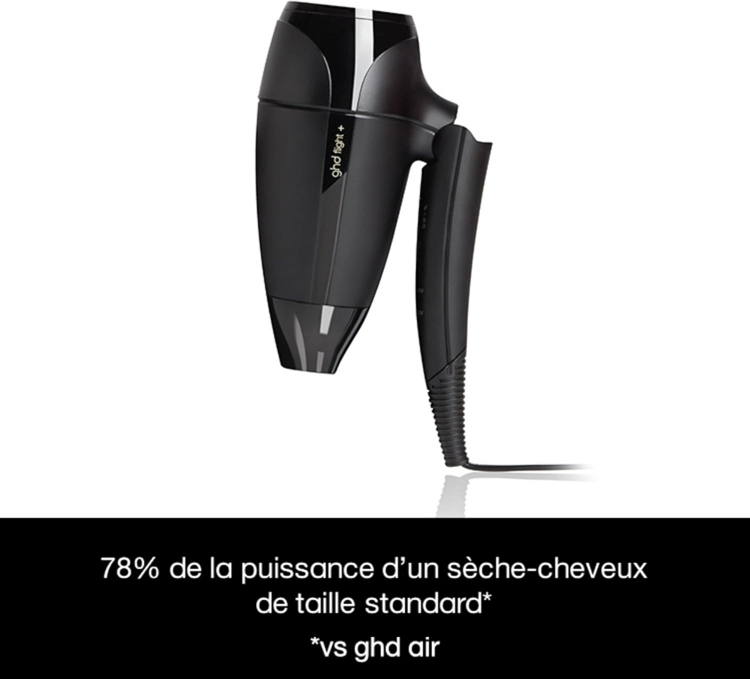 Thumbnail 3 de Sèche-cheveux de voyage ghd Flight+ (noir) – pliable, double voltage et Vanity incluse