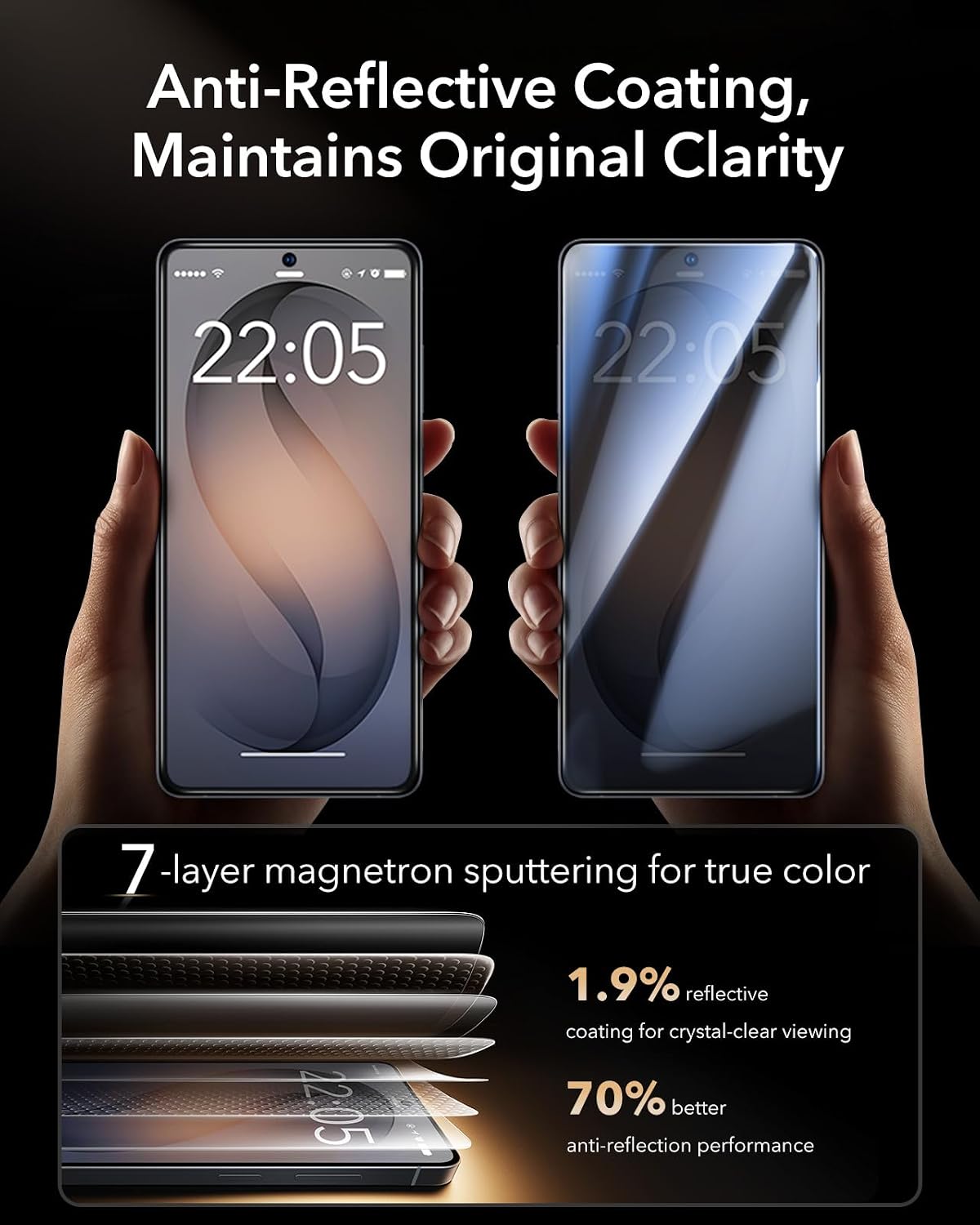 Thumbnail 5 de ESR 3‑Pack Screen Protector Galaxy S26 Ultra