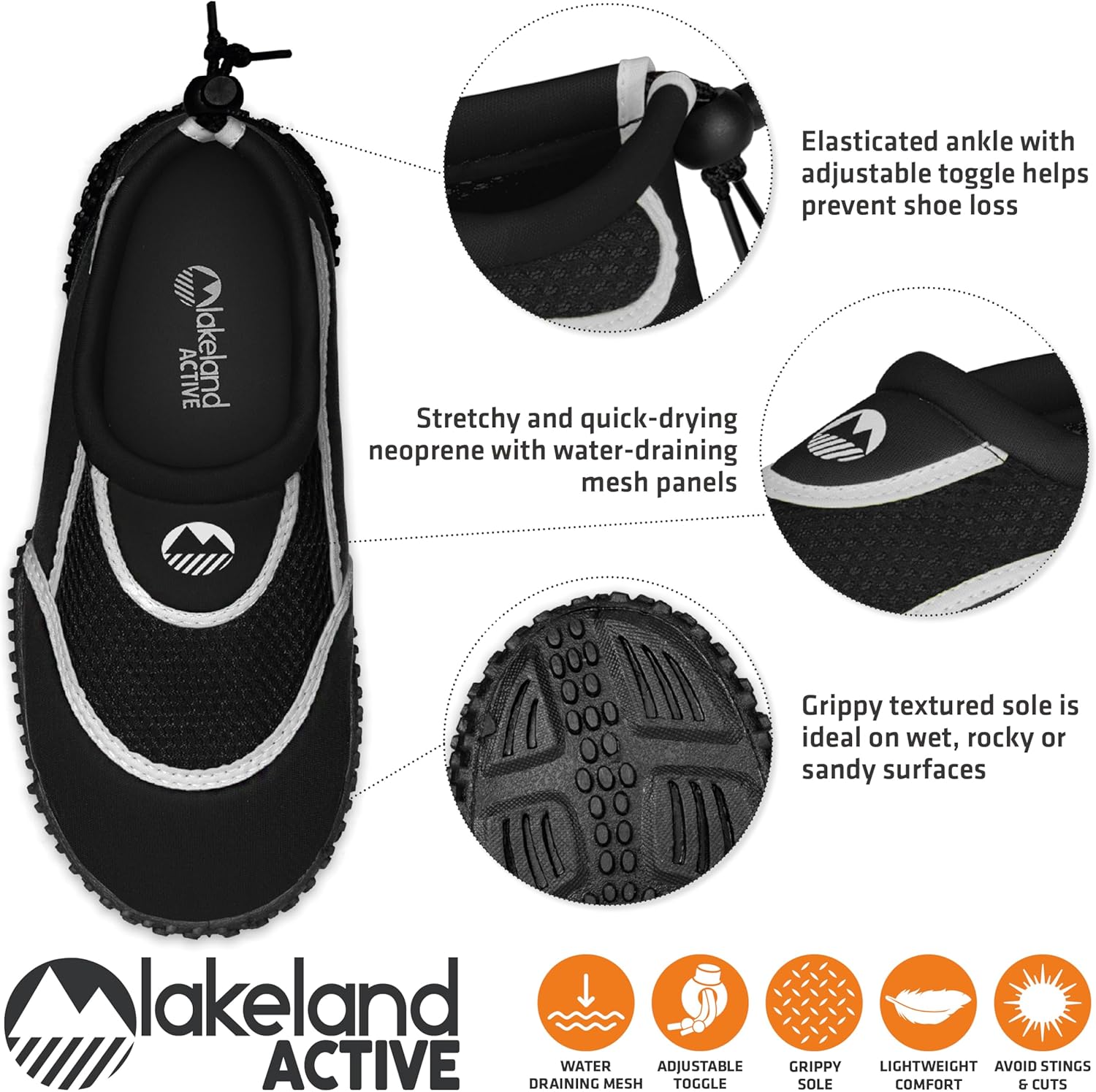 Thumbnail 3 de Lakeland Active Boy's Eden Aquasport Water Shoes