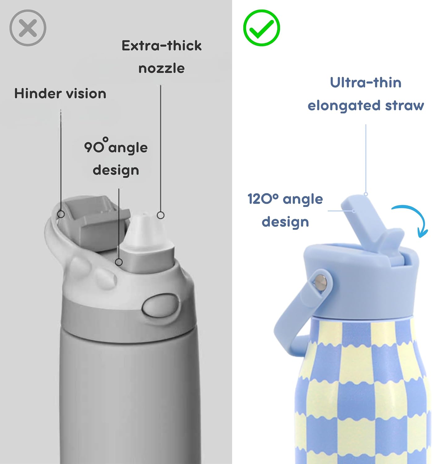 Detalle 1 de J World insulated stainless steel water bottle, 22oz
