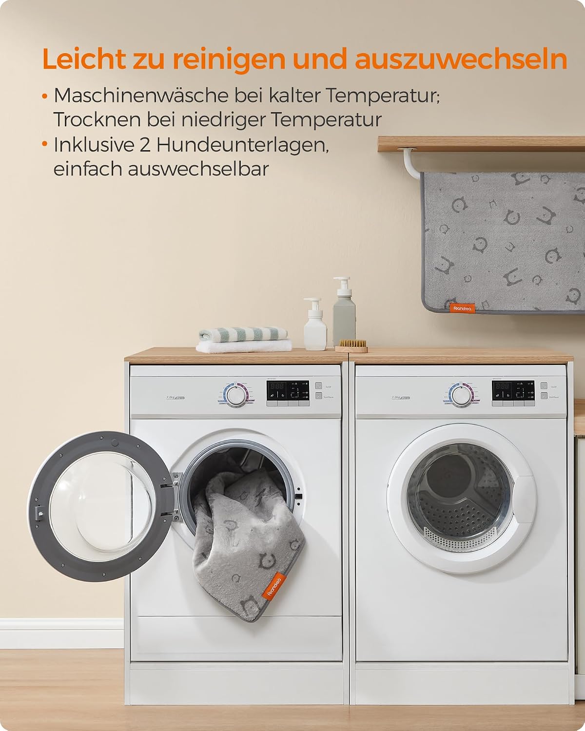 Detalle 1 de Feandrea Hundedecke XXXL 183x183