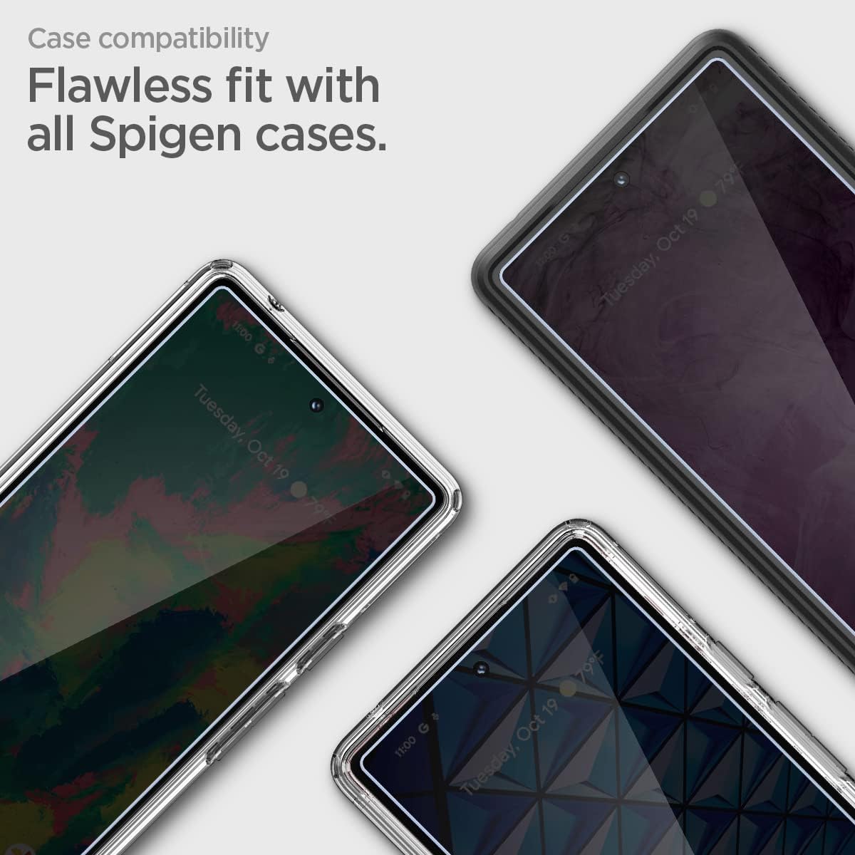 Thumbnail 3 de Spigen AlignMaster vetro temperato per Google Pixel 6 (2 pezzi) con cornice di allineamento