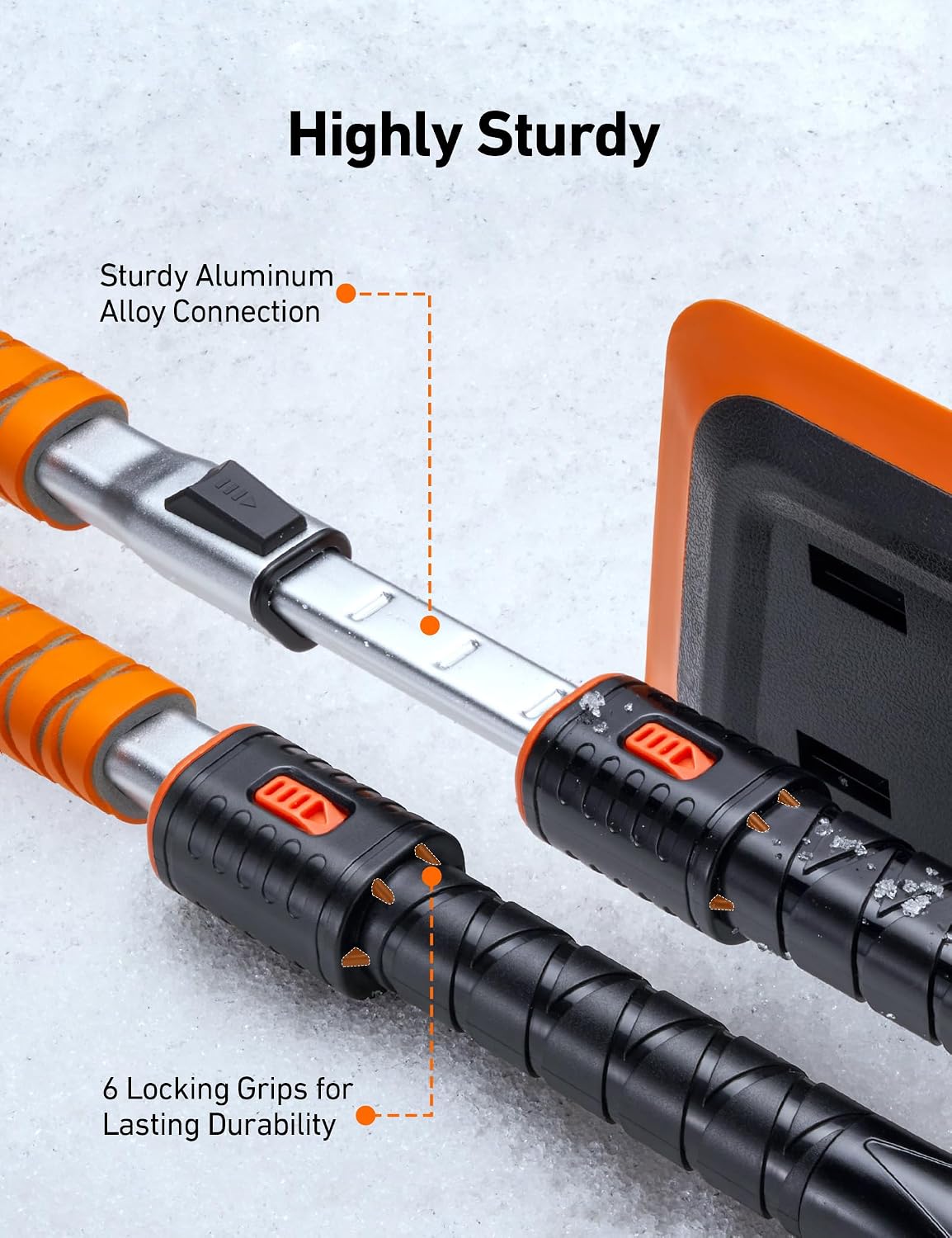 Thumbnail 4 de AstroAI 47.2 Inch 2-in-1 Snow Brush