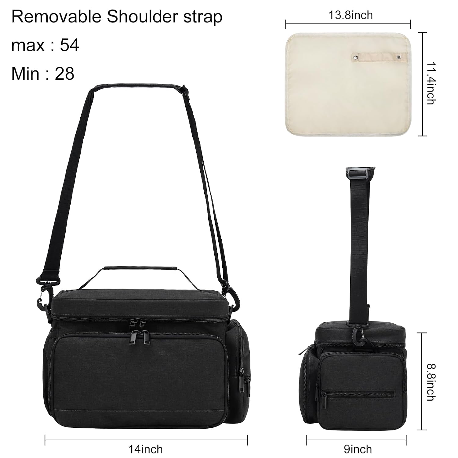 Detalle de GDNasist Breast Pump Bag for Spectra S1 and S2 with Waterproof Mat