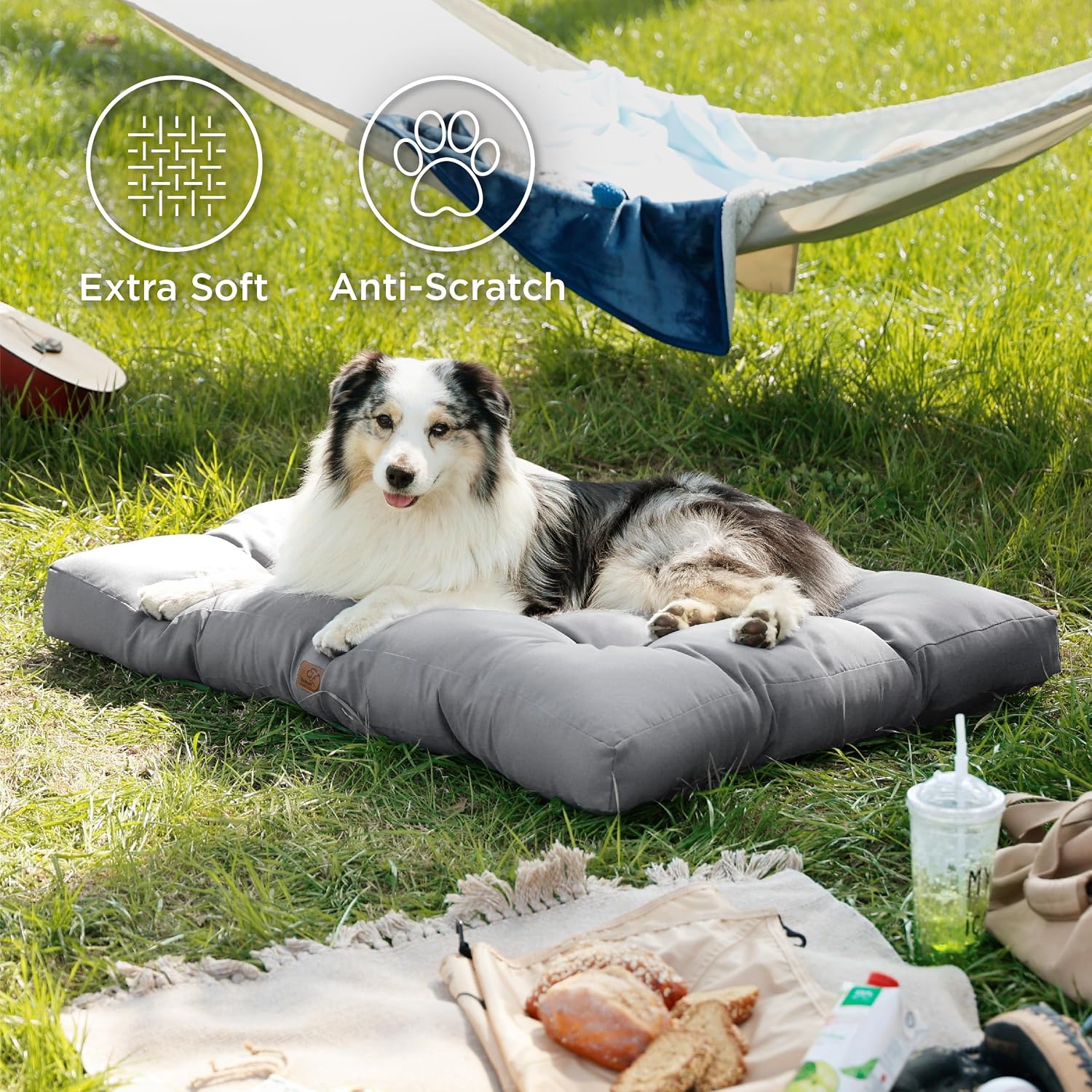 Thumbnail 2 de Bedsure Washable Dog Bed 120x90x10cm