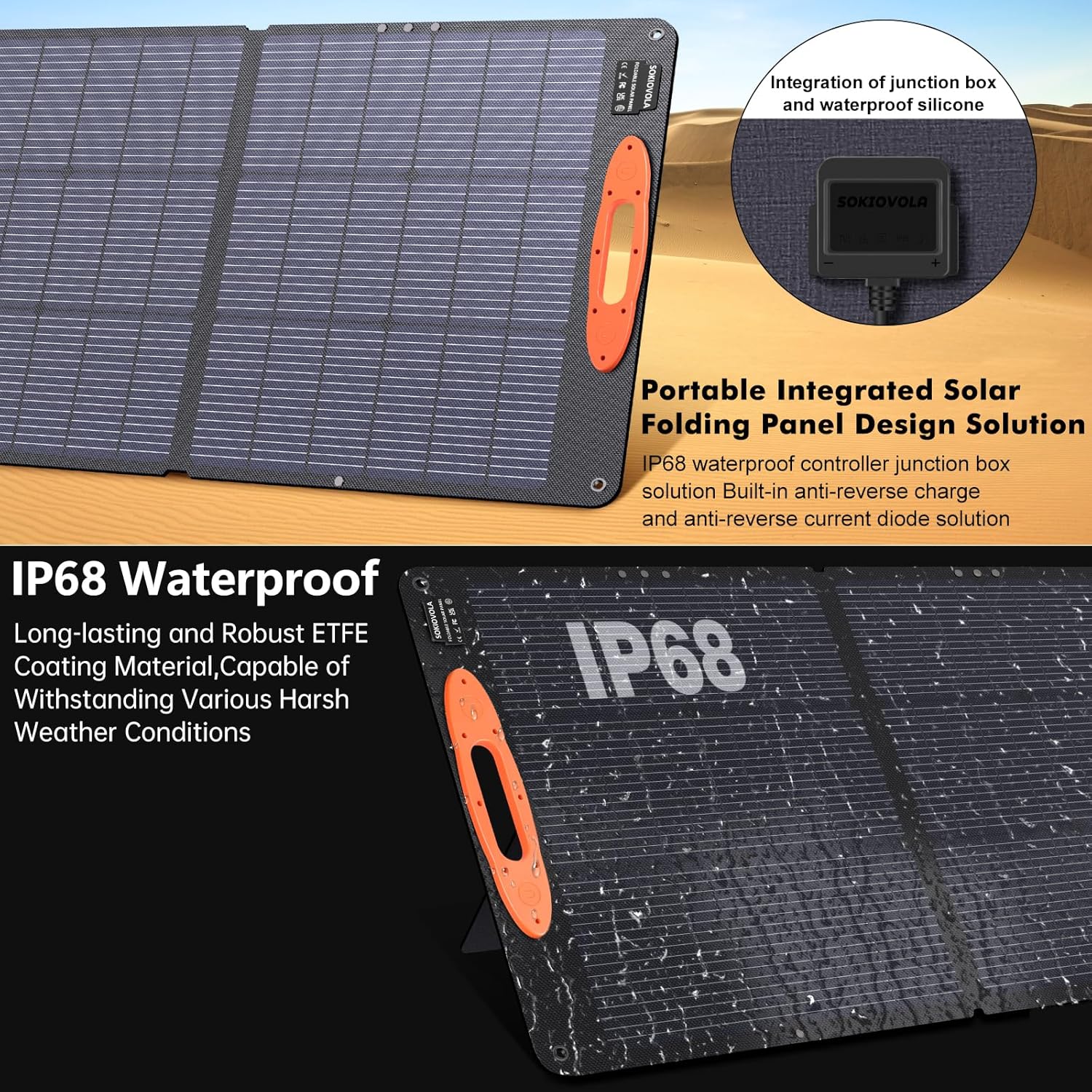Thumbnail 5 de SOKIOVOLA N-Type 110W Portable Solar Panel