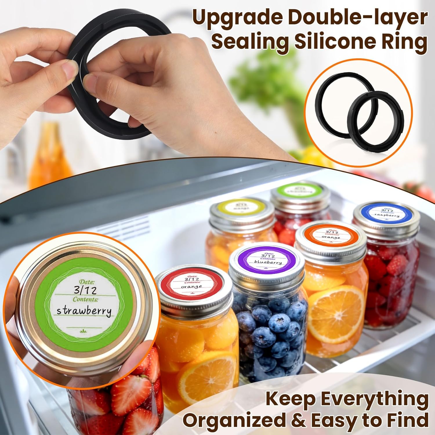 Detalle 2 de M11 Electric Mason Jar Vacuum Sealer 5-hour 🥫