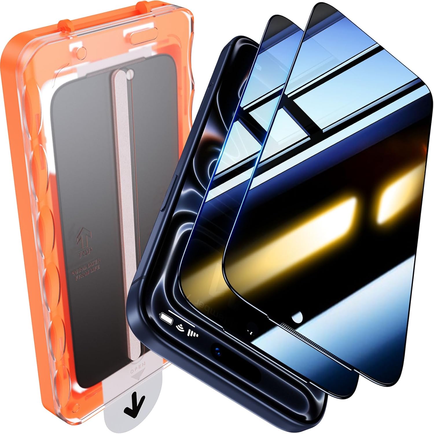 Detalle de UniqueMe 6.3-inch Privacy Screen Protector