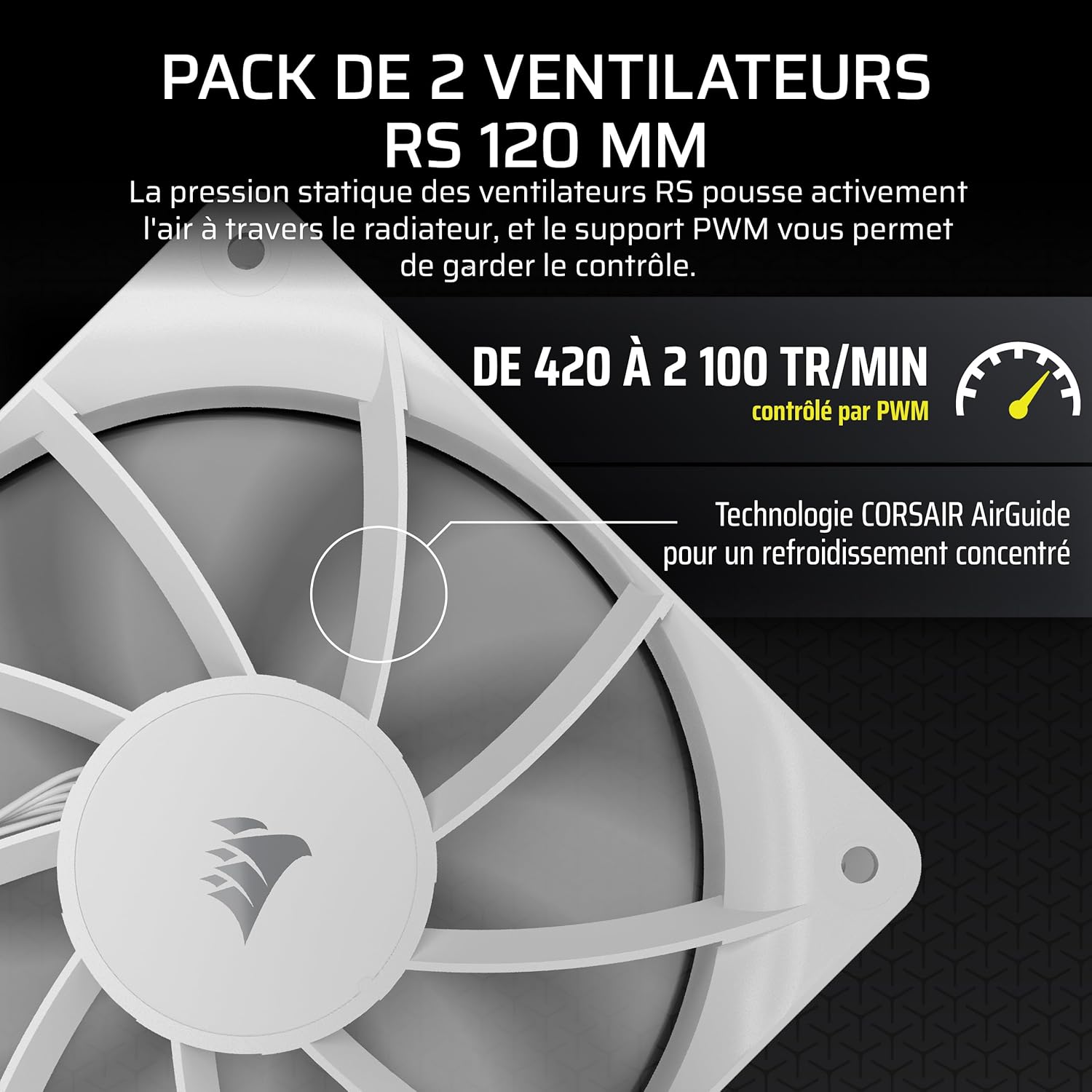 Thumbnail 4 de CORSAIR NAUTILUS 240 RS LCD Watercooling pour CPU – LCD 5,3 cm, radiateur 240 mm, blanc