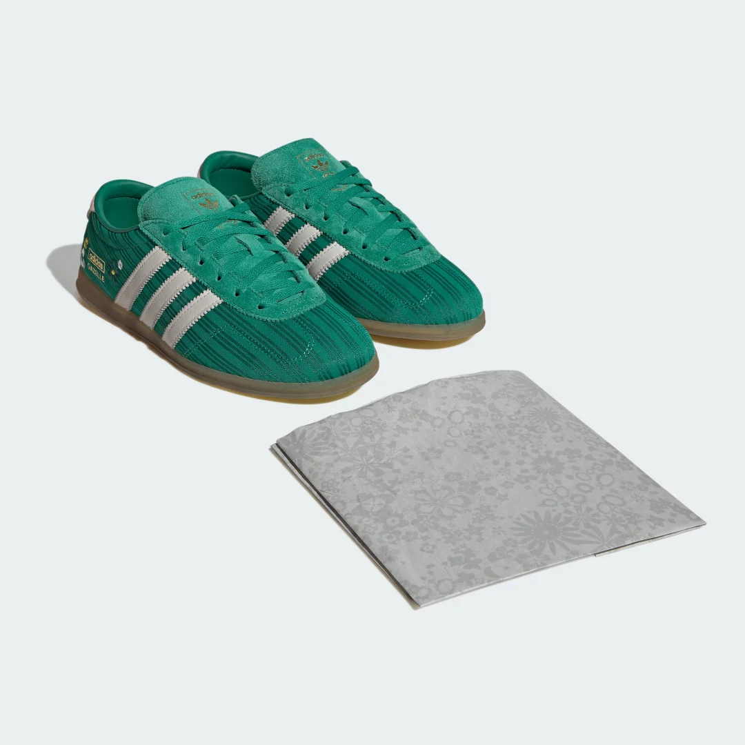 Detalle de adidas Gazelle Lo Pro, zapatillas verdes