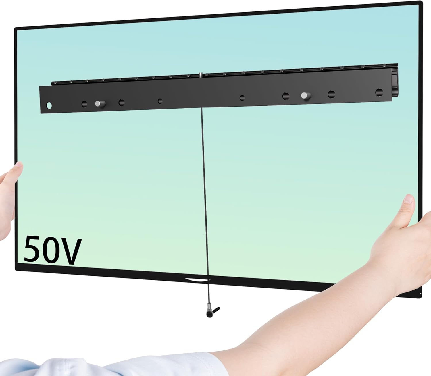 Detalle de Antimbee TV Wandhalterung ohne Bolzen für 13–55 Zoll (max. VESA 400 x 400 mm, bis 45 kg)