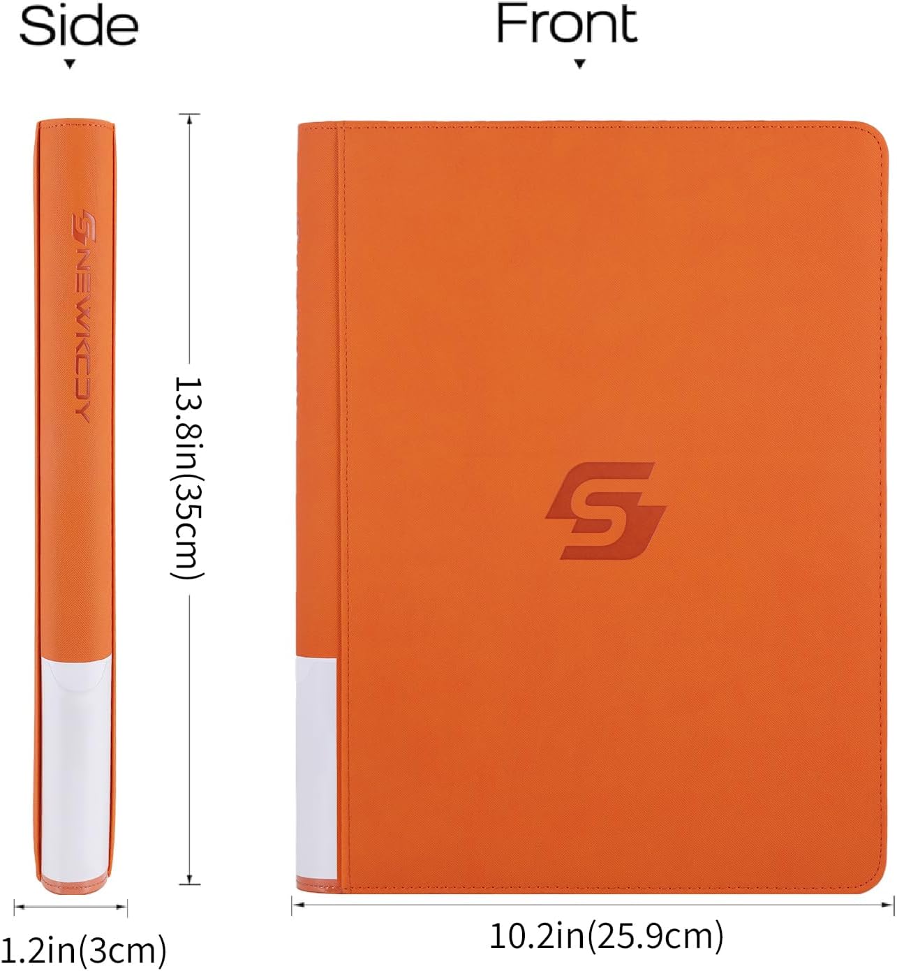 Thumbnail 3 de Snekdy premium 360-pocket trading card binder (Orange)